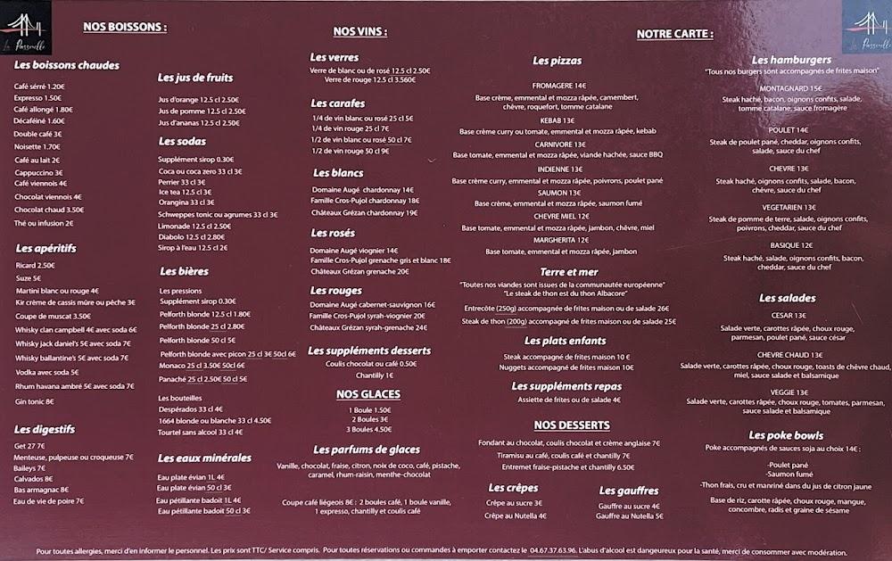 La Passerelle - Menu Image 1