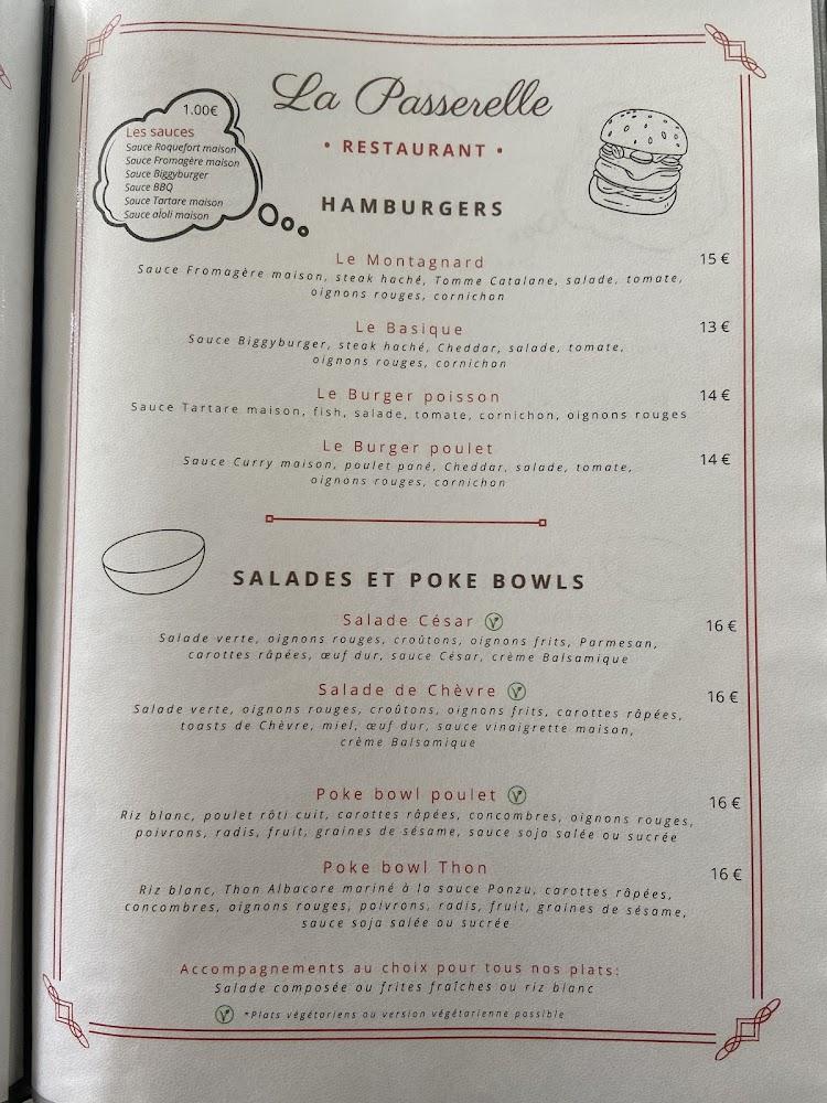 La Passerelle - Menu Image 2